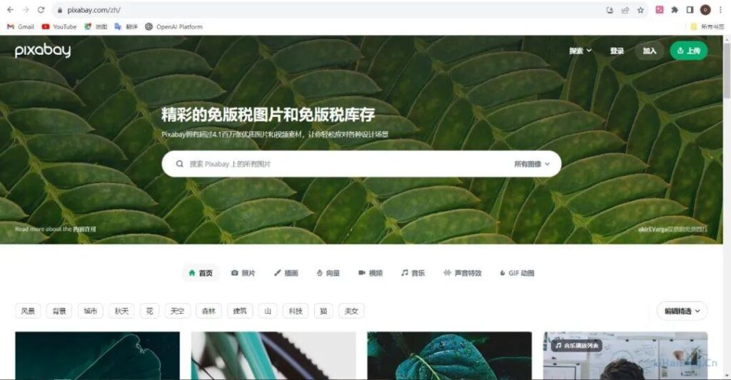 PIxabay官网 – 免费的图片视频音频素材库 - 腾飞博客