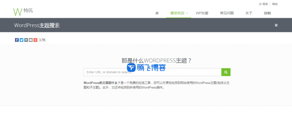 WordPress在线检测网站用什么主题网址